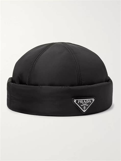 buy prada beanie hat|prada nylon beanie.